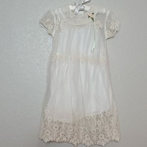 Laura Ashley Crocheted Dress
